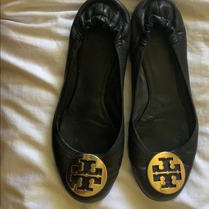 Tory Burch Black Mini Flats